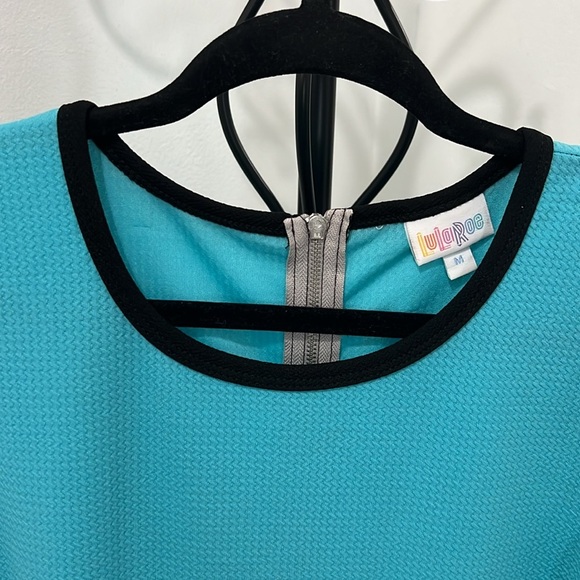 LuLaRoe Kids Dress in Black and Blue - Picture 4 of 6